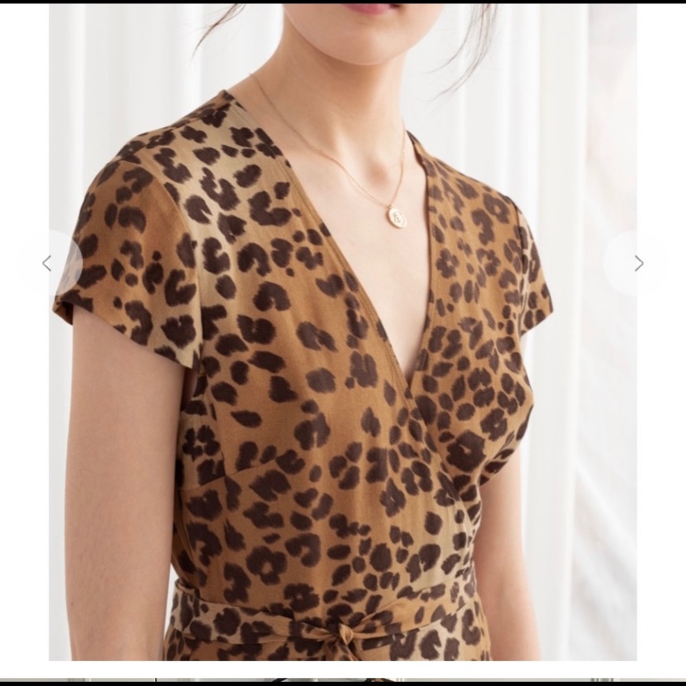 & Other Stories Leopard Dress, 12 LEOPARD
